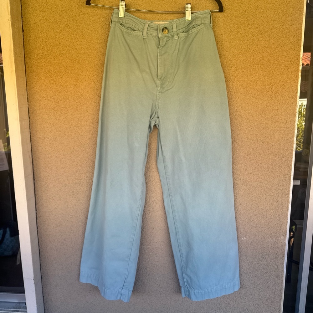 We The Free Light Green High-Waisted Pants